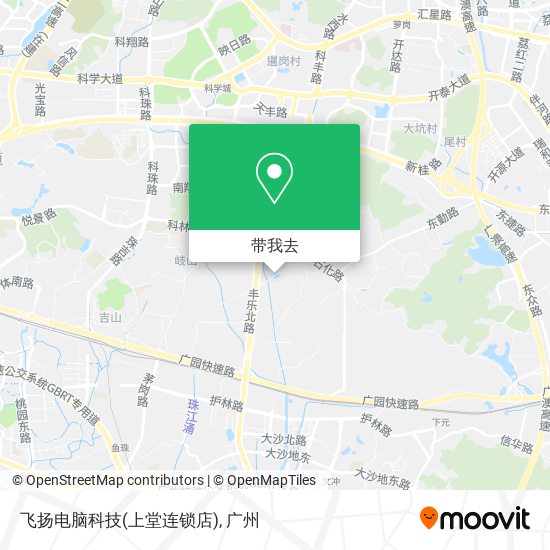 飞扬电脑科技(上堂连锁店)地图