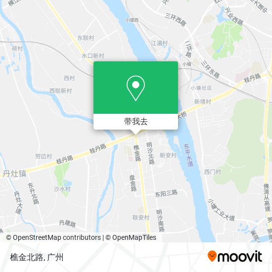 樵金北路地图