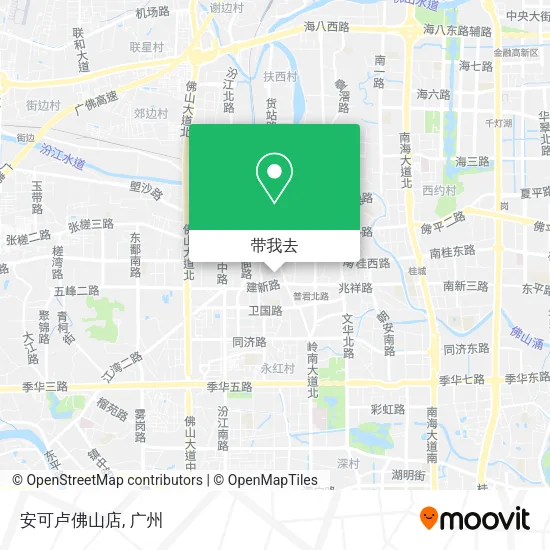 安可卢佛山店地图
