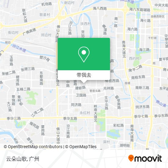 云朵山歌地图