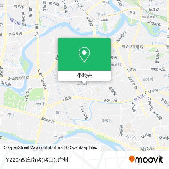 Y220/西庄南路(路口)地图
