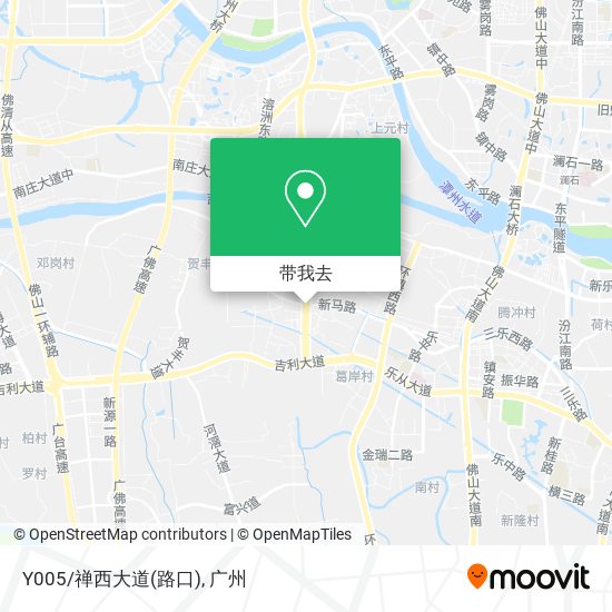 Y005/禅西大道(路口)地图