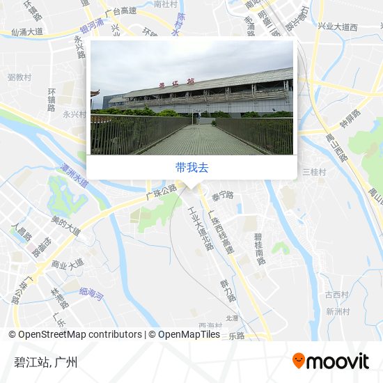 碧江站地图