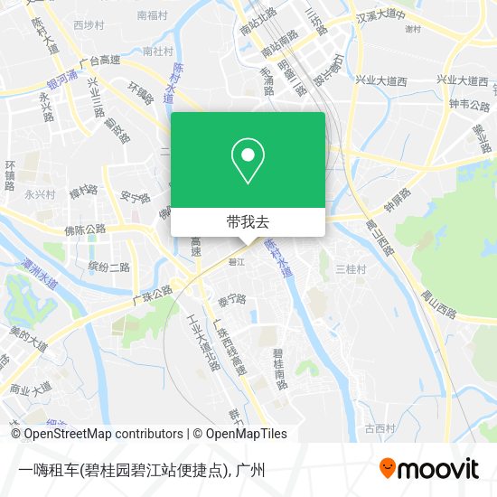 一嗨租车(碧桂园碧江站便捷点)地图