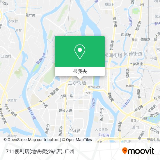 711便利店(地铁横沙站店)地图