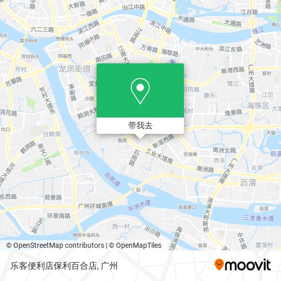 乐客便利店保利百合店地图