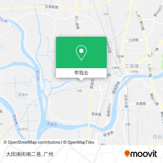 大田南街南二巷地图