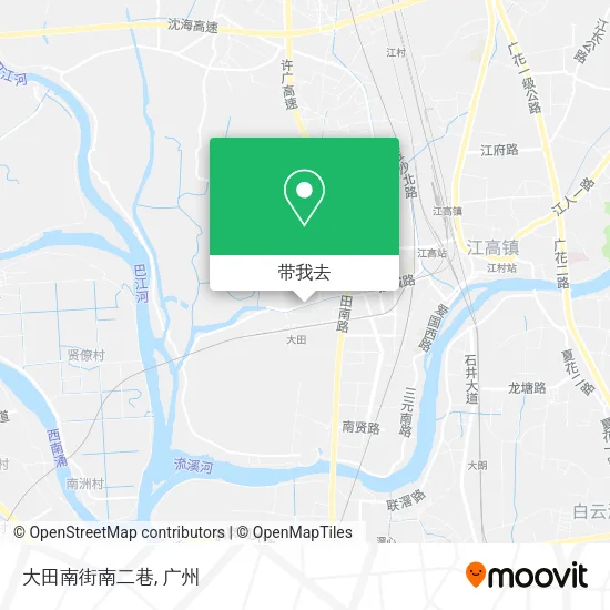 大田南街南二巷地图