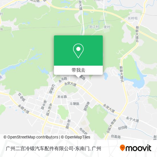 广州二宫冷锻汽车配件有限公司-东南门地图