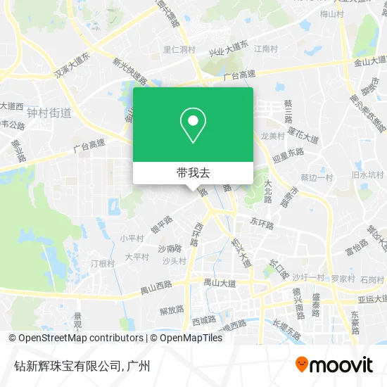 钻新辉珠宝有限公司地图