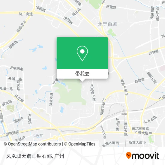 凤凰城天麓山钻石郡地图