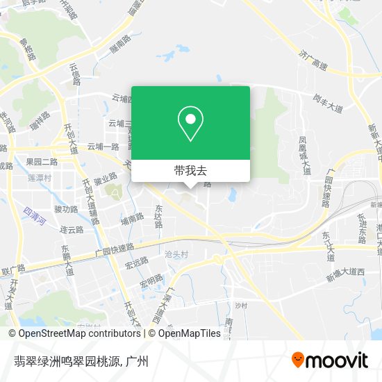 翡翠绿洲鸣翠园桃源地图