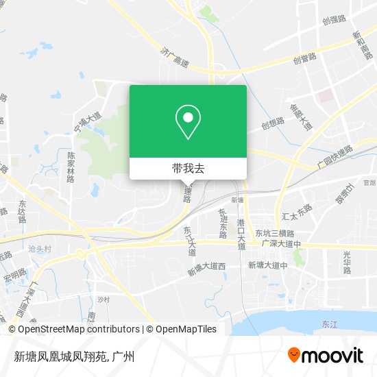 新塘凤凰城凤翔苑地图
