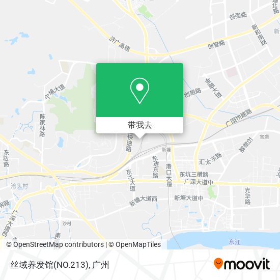 丝域养发馆(NO.213)地图