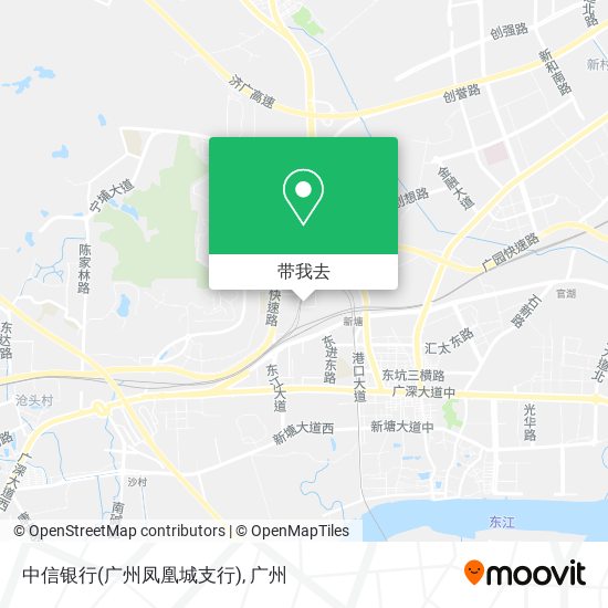 中信银行(广州凤凰城支行)地图