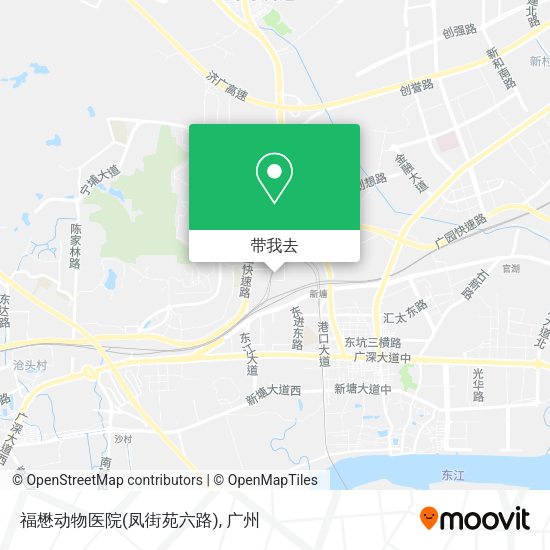 福懋动物医院(凤街苑六路)地图