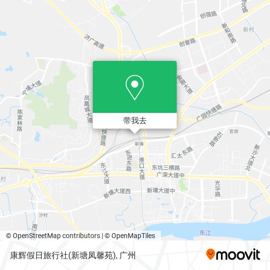 康辉假日旅行社(新塘凤馨苑)地图