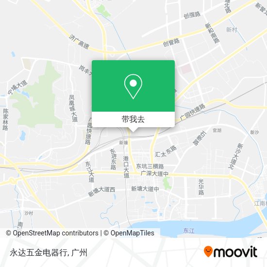 永达五金电器行地图
