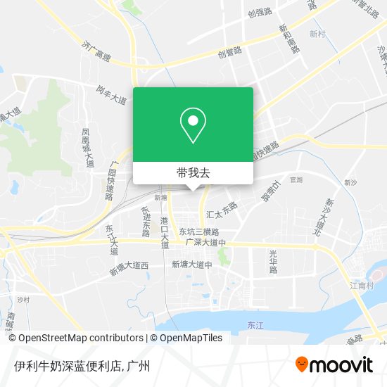伊利牛奶深蓝便利店地图