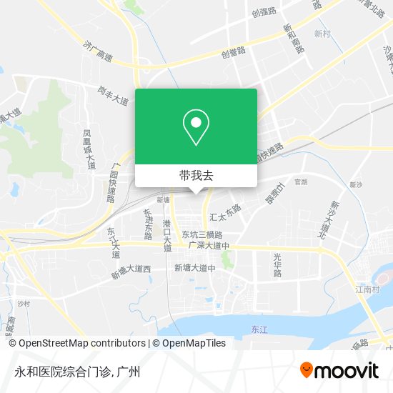 永和医院综合门诊地图