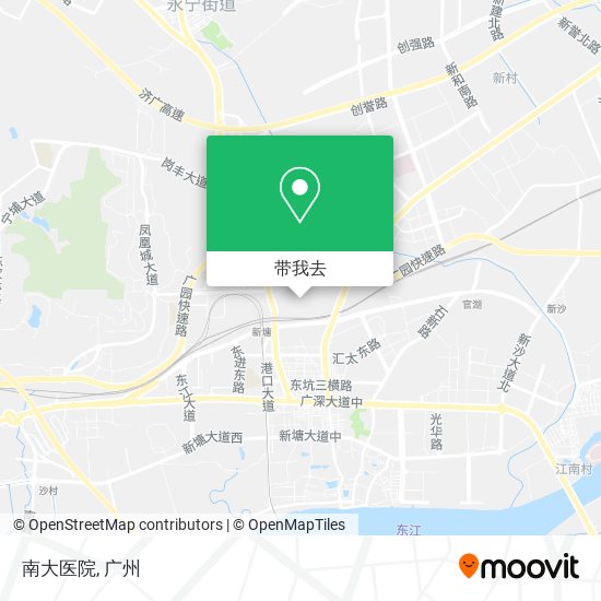 南大医院地图