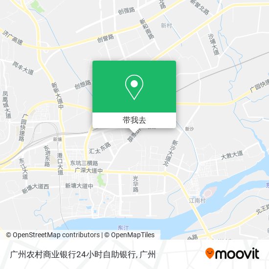 广州农村商业银行24小时自助银行地图