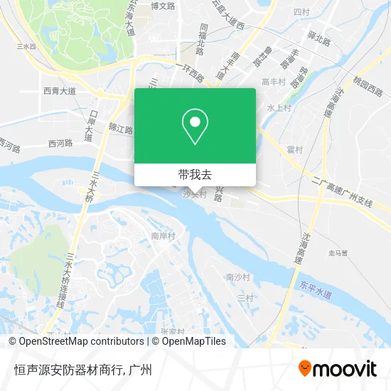 恒声源安防器材商行地图