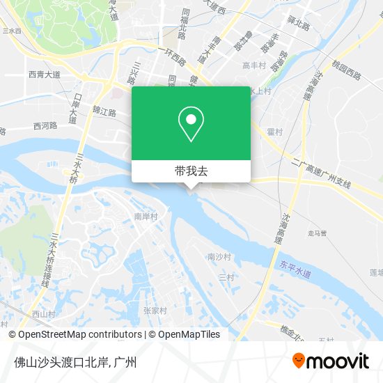 佛山沙头渡口北岸地图