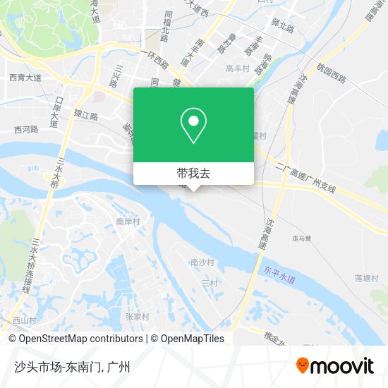 沙头市场-东南门地图
