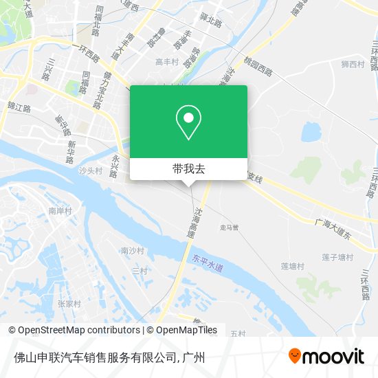 佛山申联汽车销售服务有限公司地图