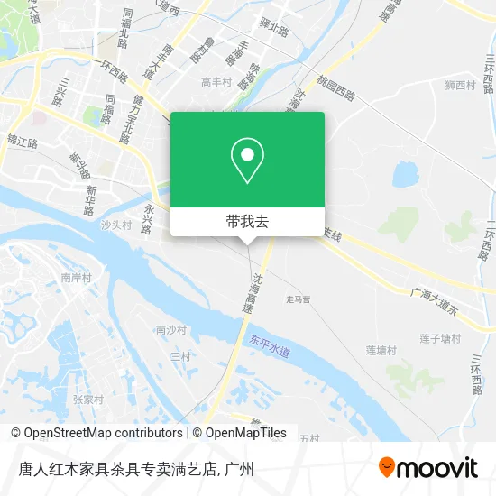 唐人红木家具茶具专卖满艺店地图
