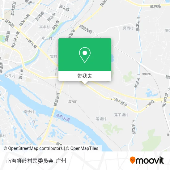南海狮岭村民委员会地图