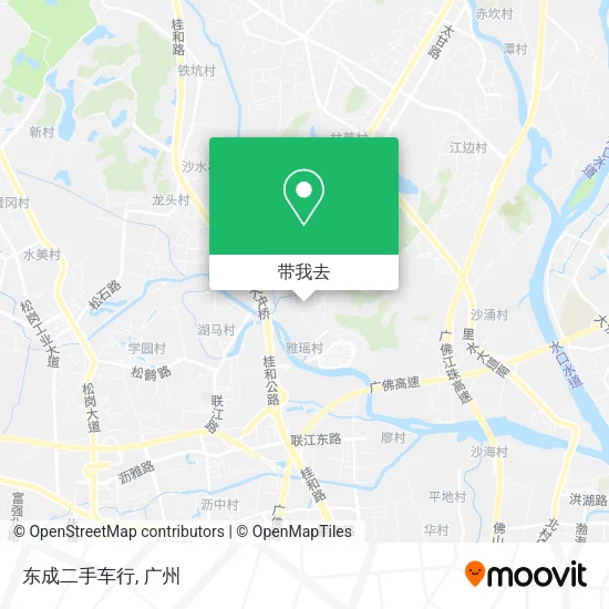 东成二手车行地图
