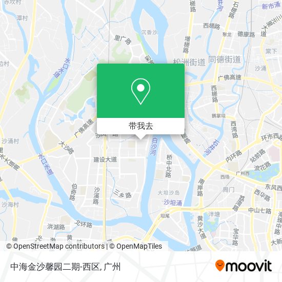 中海金沙馨园二期-西区地图