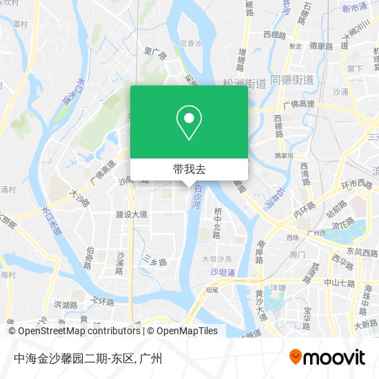 中海金沙馨园二期-东区地图
