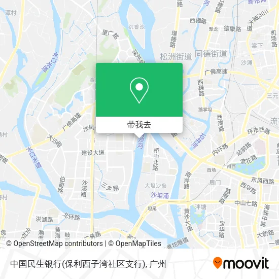 中国民生银行(保利西子湾社区支行)地图