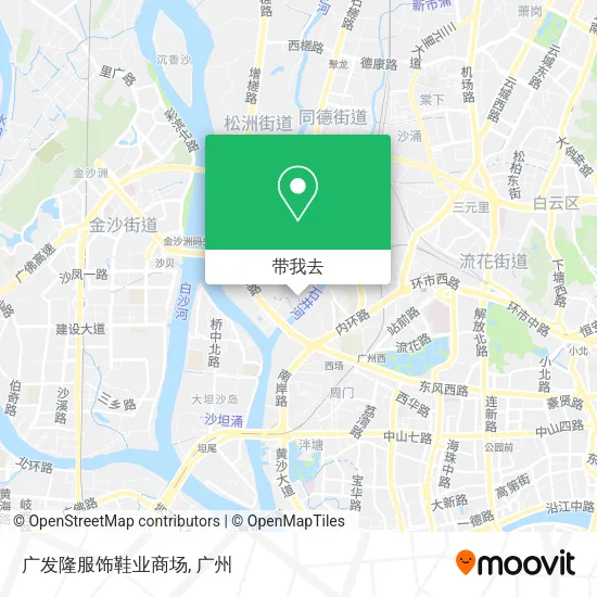 广发隆服饰鞋业商场地图
