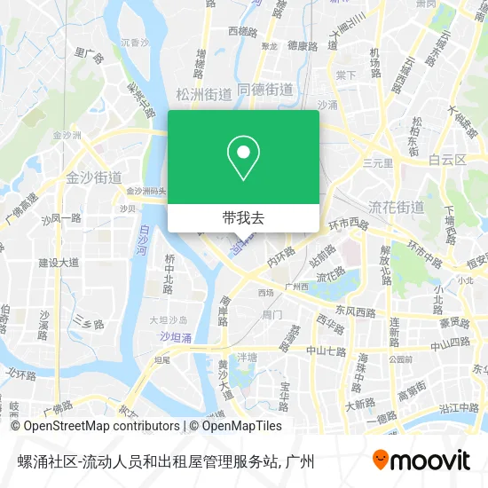 螺涌社区-流动人员和出租屋管理服务站地图