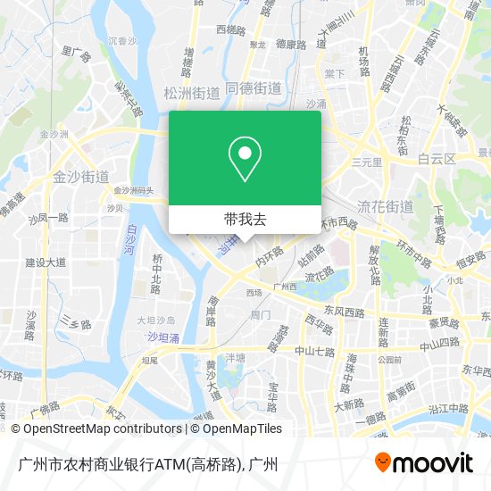 广州市农村商业银行ATM(高桥路)地图