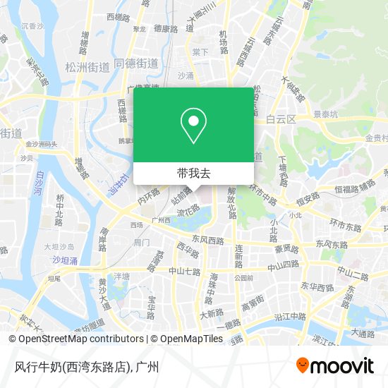 风行牛奶(西湾东路店)地图