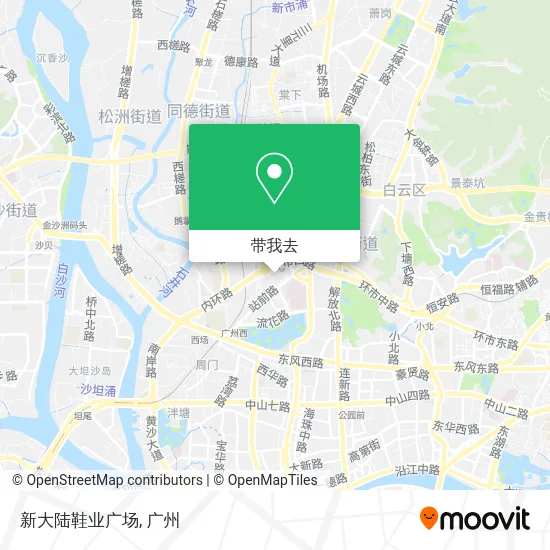 新大陆鞋业广场地图