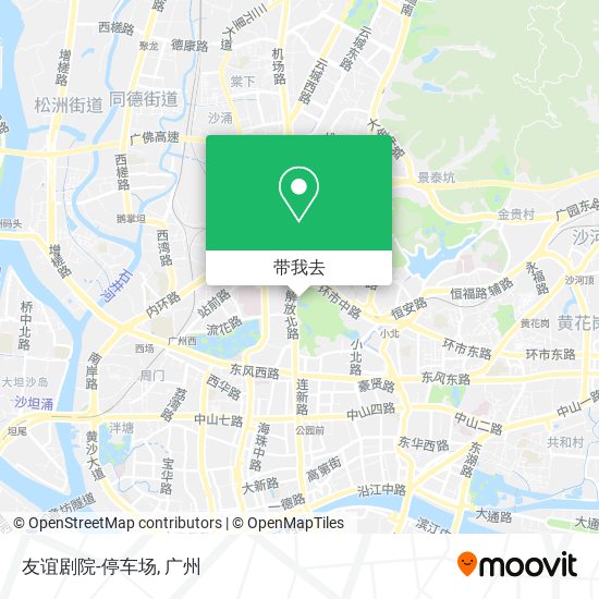 友谊剧院-停车场地图