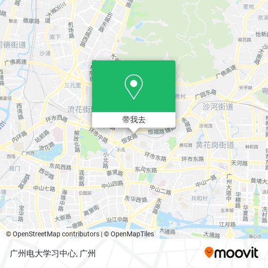 广州电大学习中心地图