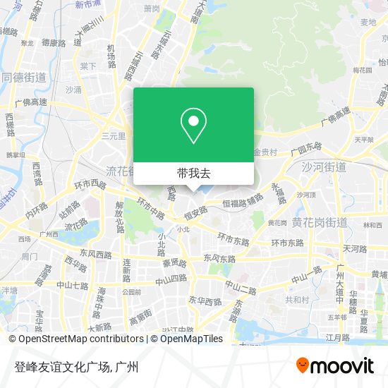 登峰友谊文化广场地图