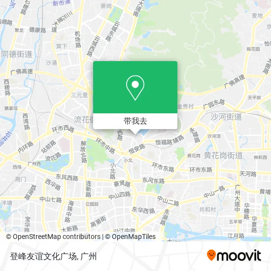 登峰友谊文化广场地图