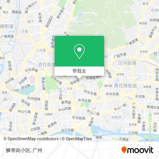 狮带岗小区地图