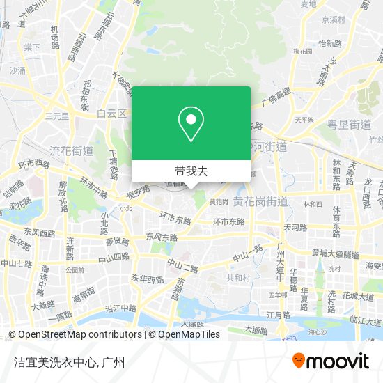 洁宜美洗衣中心地图