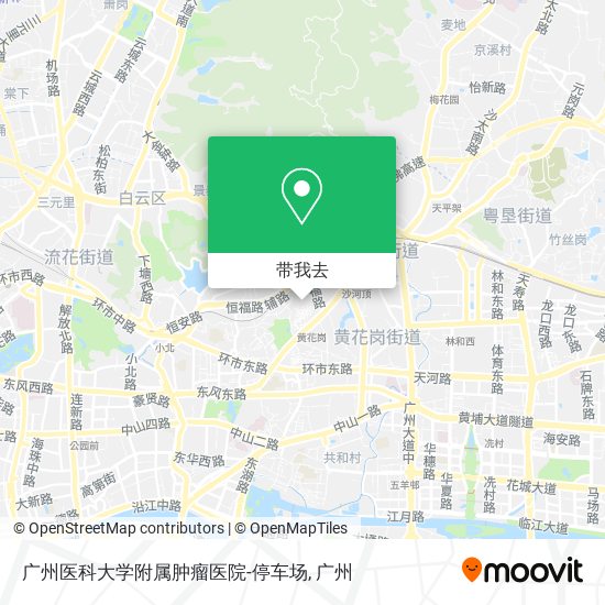 广州医科大学附属肿瘤医院-停车场地图