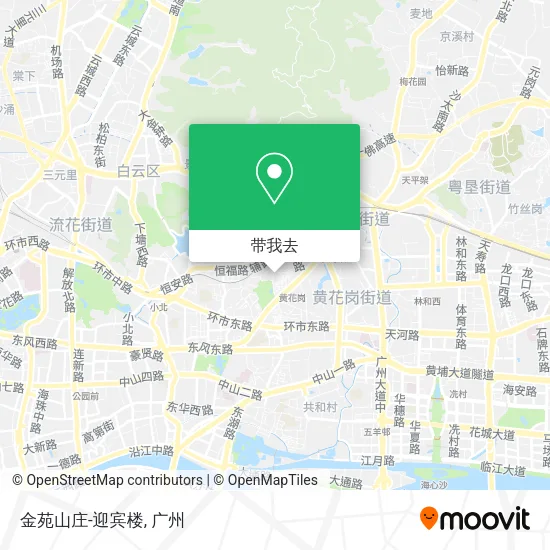 金苑山庄-迎宾楼地图