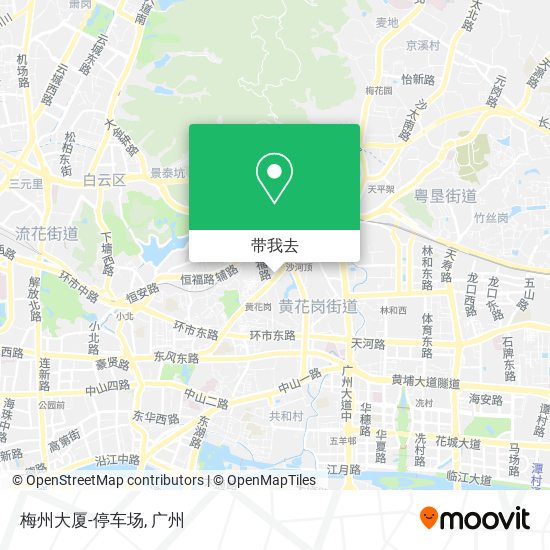 梅州大厦-停车场地图